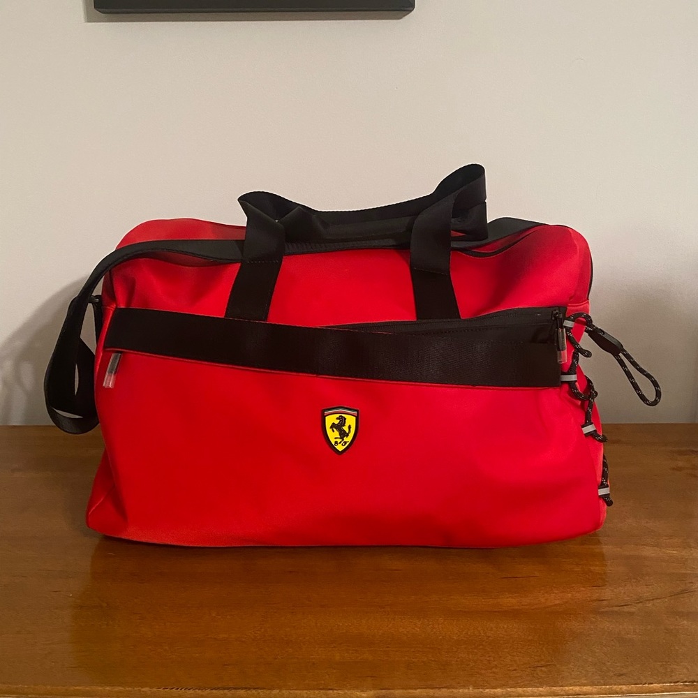 Ferrari Red “Institutional” Duffel Bag